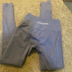***PLEASE READ*** French blue alphalete amplify leggings